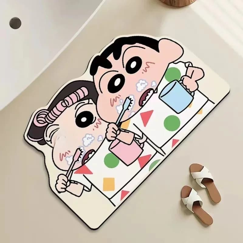 Shower Room Water Uptake Mat Quick Drying Fashionable Home Gifts And Exquisite Cartoon Anime Soft And Comfortable Anime Periphe