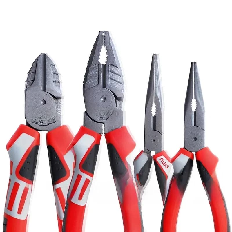 6''/7''/8”Multifunctional Wire Cutter German Electrician's Pliers Thickened Clamp Head Chrome Vanadium Steel Electrician Tools