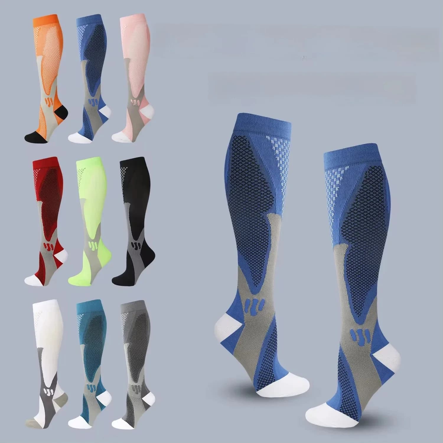 1PAIR Compression Socks Sport Socks Medical Nursing Stockings Prevent Varicose Veins Socks Pregnancy Nursing Athletic Soccer SOX