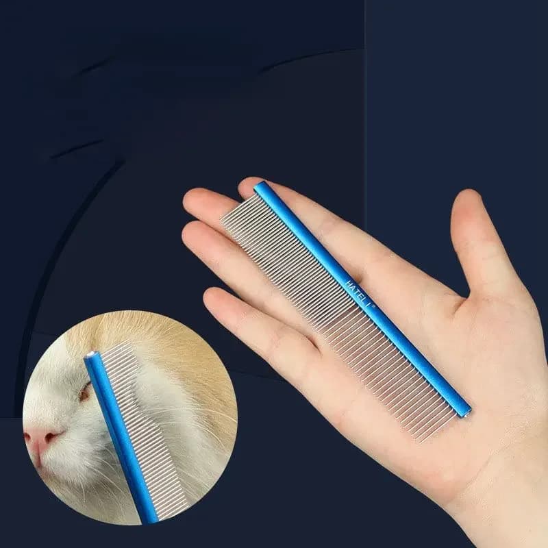High Quality Pet Dog Comb Small Size Grooming Comb For Shaggy Cat Dogs Barber Grooming Tool Salon Pet Grooming Stainless Comb