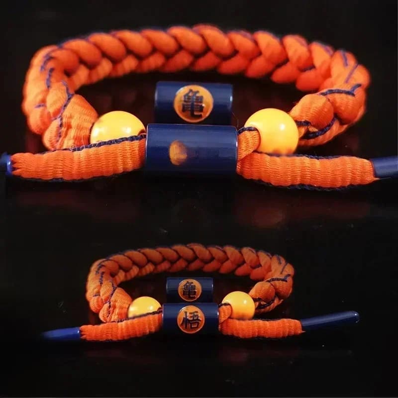 Dragon Ball Son Goku Action Figures Cosplay Kakarotto Bracelet Hand-Knitted Anime Bracelet Couple Accessories Birthday Gift Toys