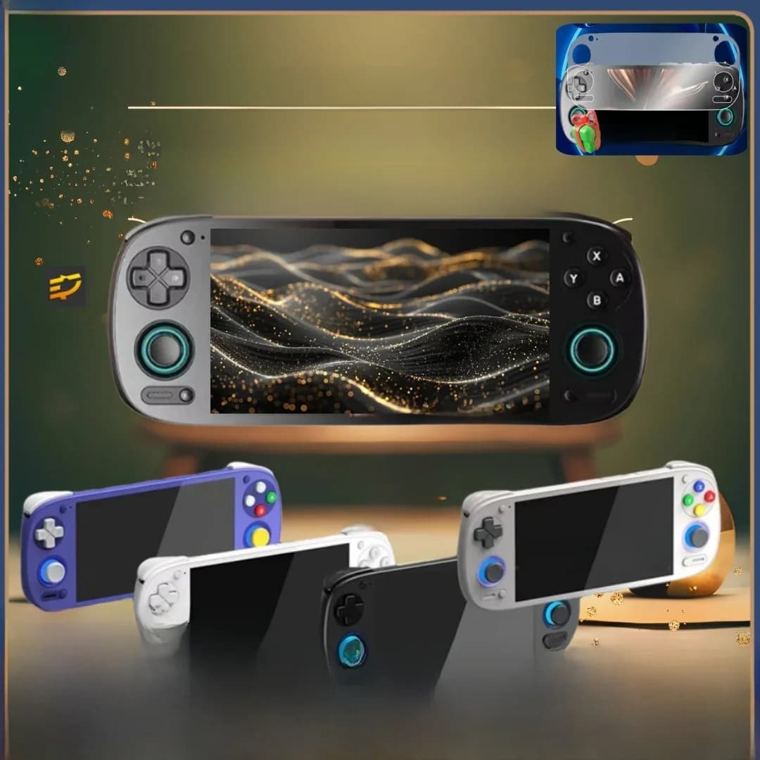 Retroid Pocket 5 Retro Handheld Game Console Video Player 5.5 Inch OLED Touch Screen Android13 Wifi Bluetooth RP5 PSP PS2 Gift