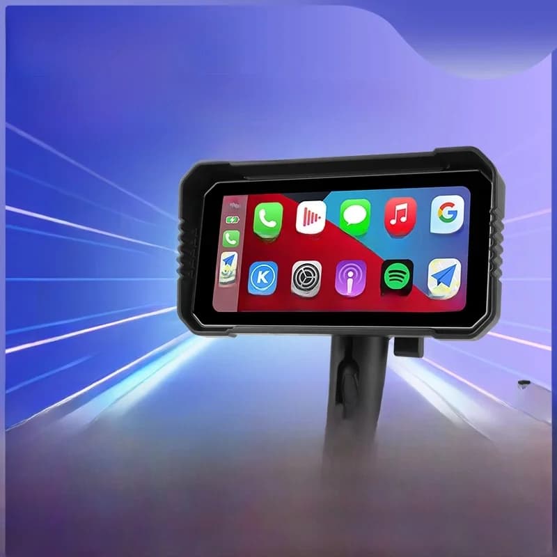 Jansite Motorcycle GPS 6.25 inch WiFi MOTO Navigation Waterproof Apple Carplay Display Screen Portable Motorcycle Android Auto