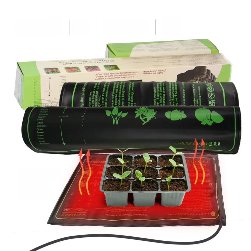 17.5W 45W 100W Seedling Heat Mat Indoor Plants Germination Waterproof Heating Pad Propagation Clone Starter Mat EU/US/AU/UK Plug