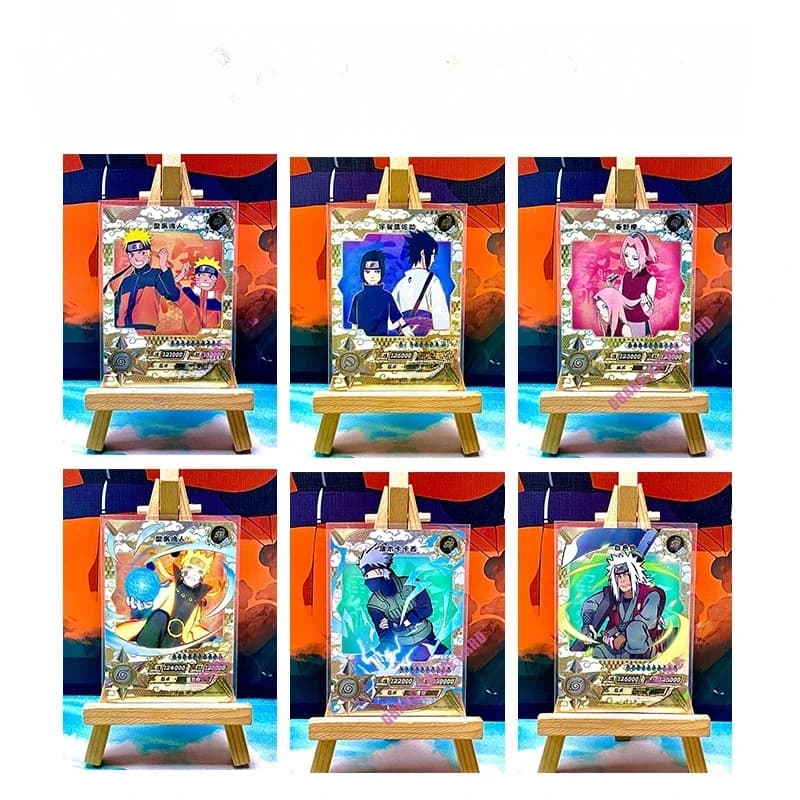 Kayou Naruto Cards Ninja Age NRCC SP 001-006 Rare Collection Uzumaki Naruto Sasuke Japanese Anime Game Toy Card Gift
