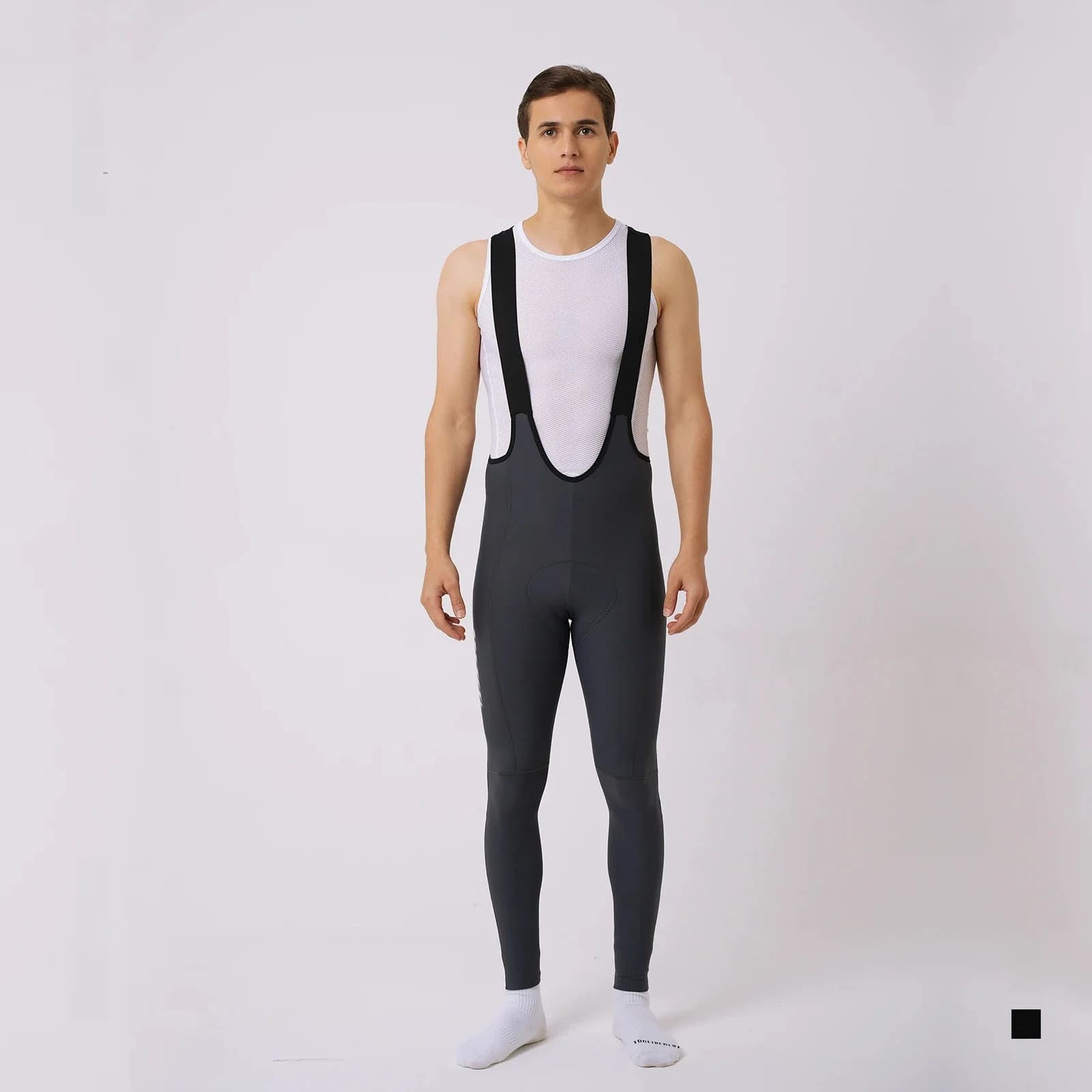 SPEXCEL 2024 NEW PRO winter thermal fleece cycling bib pants flat lock with Italy elastic pad cycling FOR Long time ride