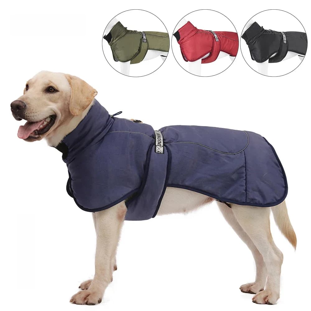Clothes For Large Dogs Waterproof Big Dog Vest Jacket Winter Warm Thicken Pet Dog Coat French Bulldog Labrador Doberman Outfits
