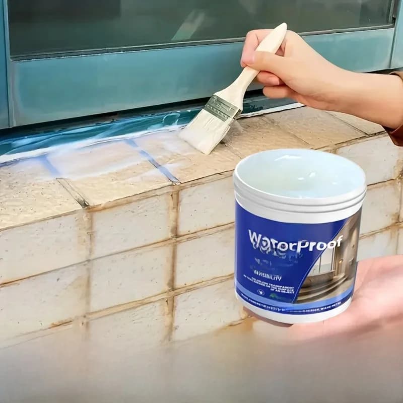 Super Invisible Transparent Waterproof Sealant, Nano Leak-Proof Coating, Crystal Clear Sealing Glue -Once solution the recurring