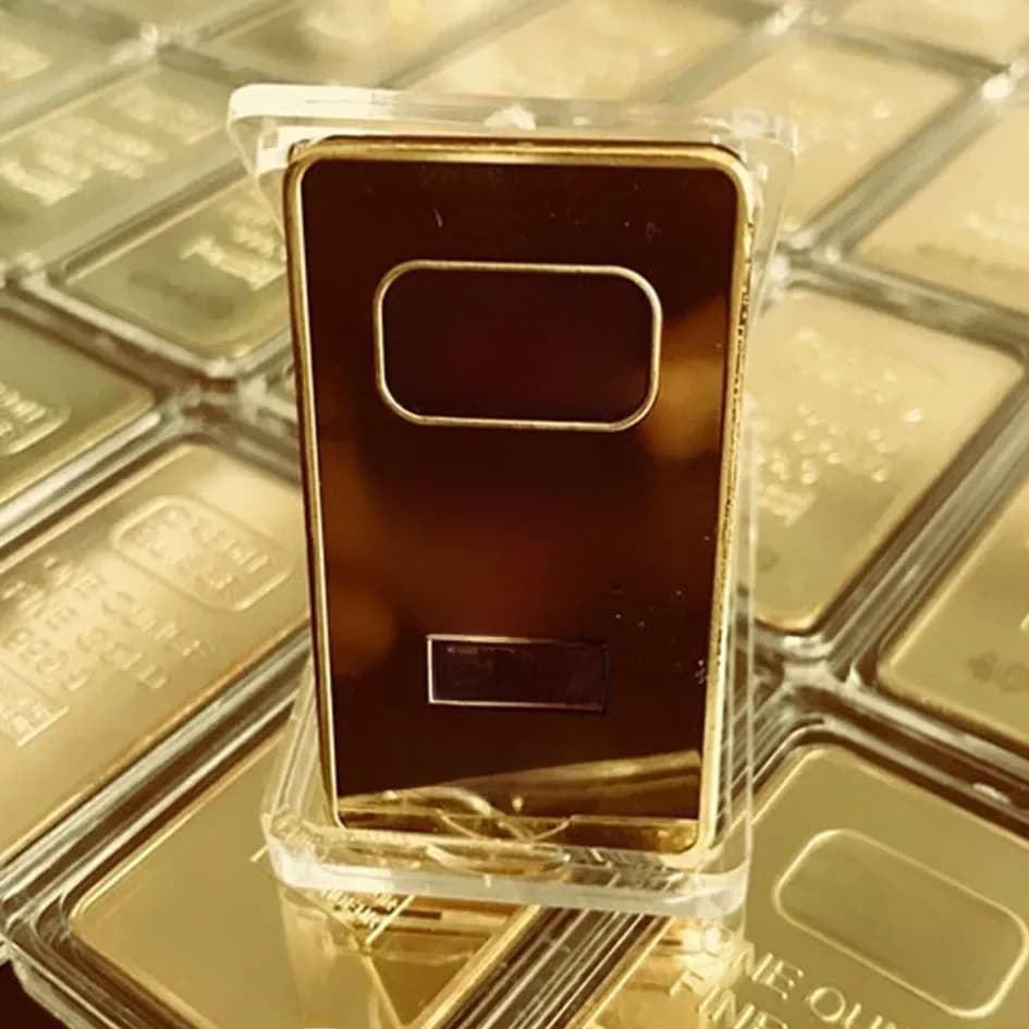 1/2/5/10Pcs One Ounce Suisse Gold Bar Swiss Gold Bars Replica Gold Bullion with Different Serial Laser Number