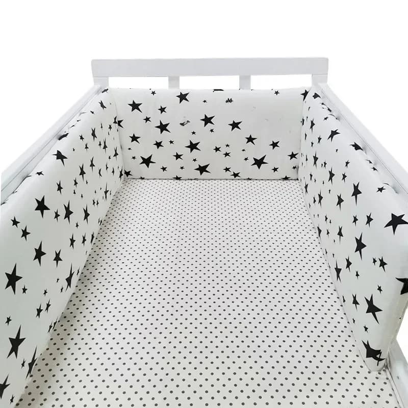 Baby Crib Bumper Chichonera Cot Protector Infant Coon Children's Bed Surround Barriers Newborns Around Cushion Braid Cunas Para