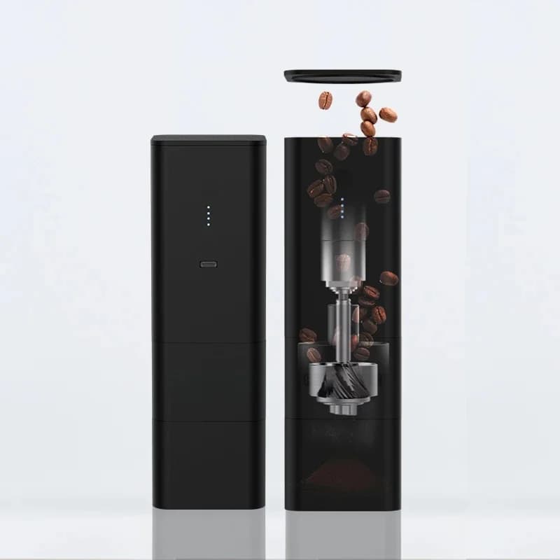 FEMOBOOK A2 USB electric grinder portable rechargeable grinder with 7core burr Magnetic attraction design 4000mah battery