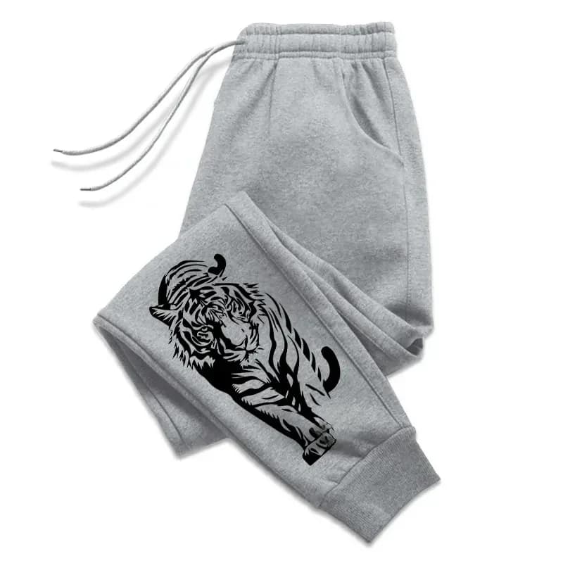 Hot Sale Men's Sweatpants High Quality All Season Daily Casual Sports Jogger Pants Gym Male Tiger Printed Trousers Men's Clothes