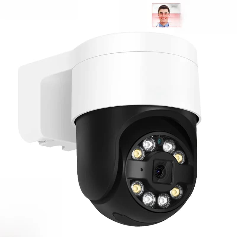 8MP 4K PTZ IP Camera Face Detection Audio POE Outdoor H.265 Onvif CCTV RTSP Color Night Vision AI Street Security Camera Xmeye