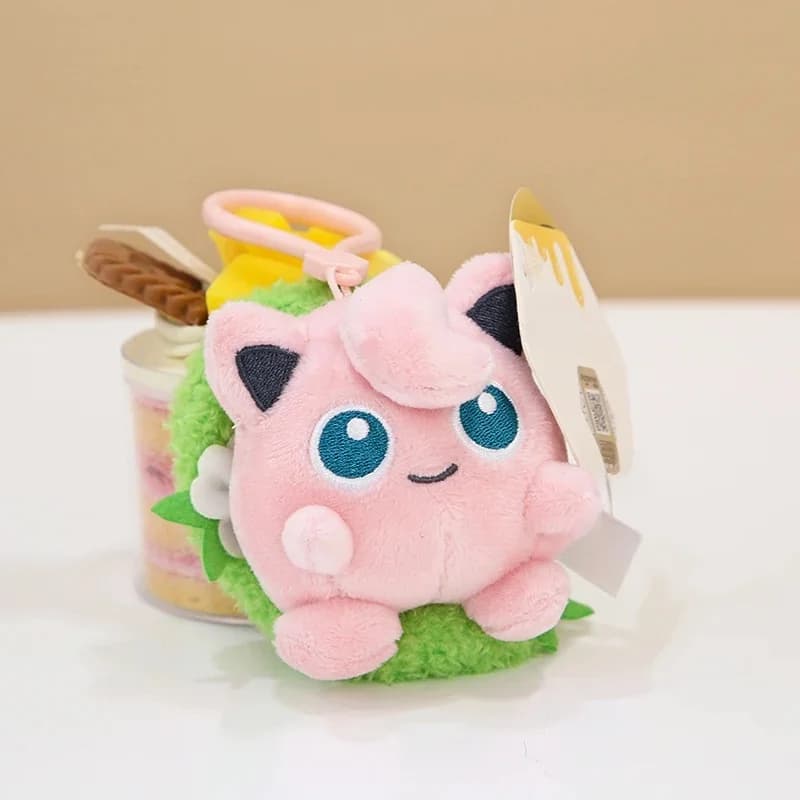 Animal Pokemon Pikachu Eevee Bulbasaur Charmander Jigglypuff Squirtle Kawaii Plush Toys Pendant Keyring Keychain Birthday Gifts