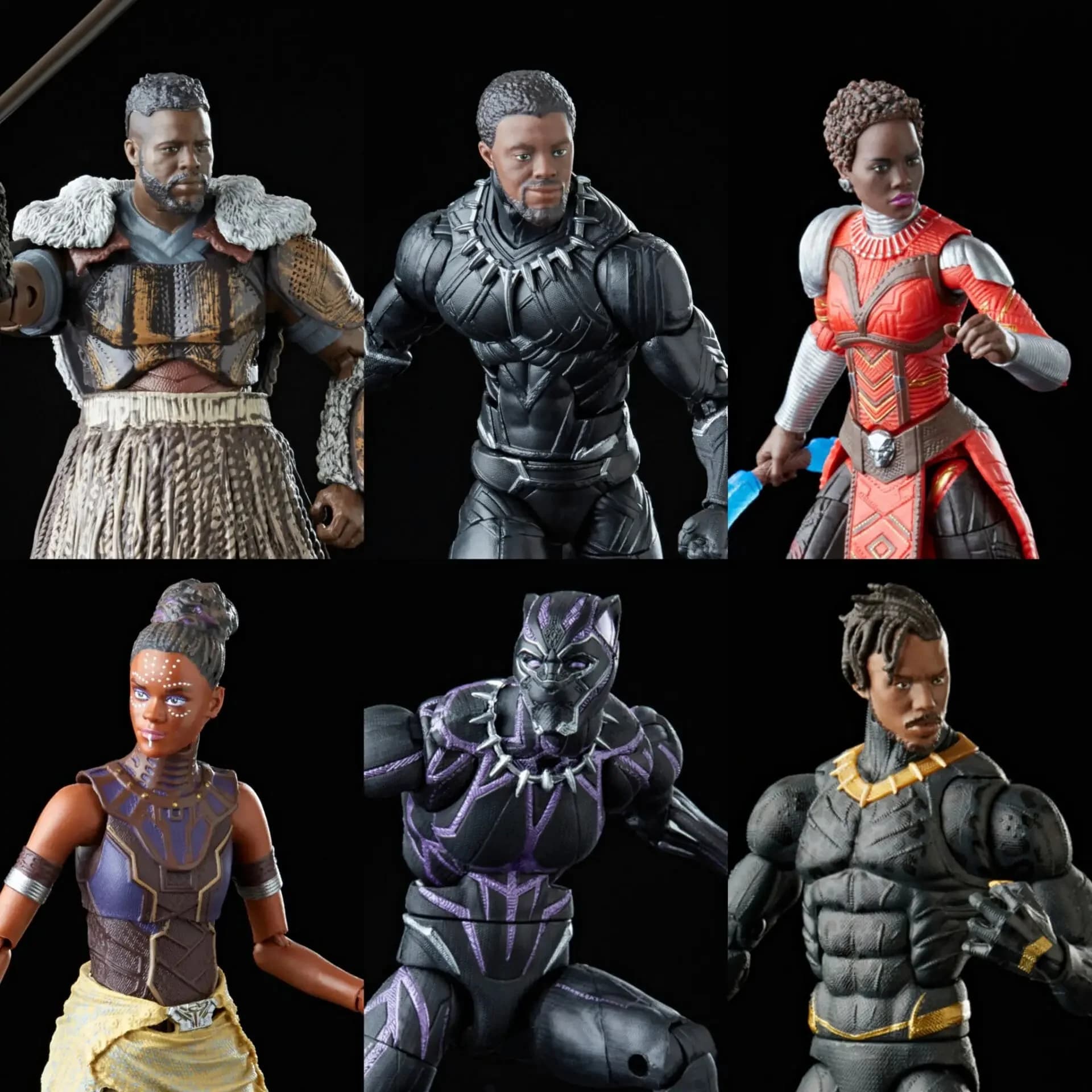 Marvel Legends Black Panther Erik Killmonger Shuri Nakia M'baku 6"Action Figure
