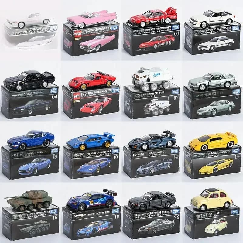 TP01-TP40 Takara Tomy Tomica Premium Car Tank Plane Vehicles HONDA NISSAN GTR TOYOTA Subaru Diecast Model Kit Toys