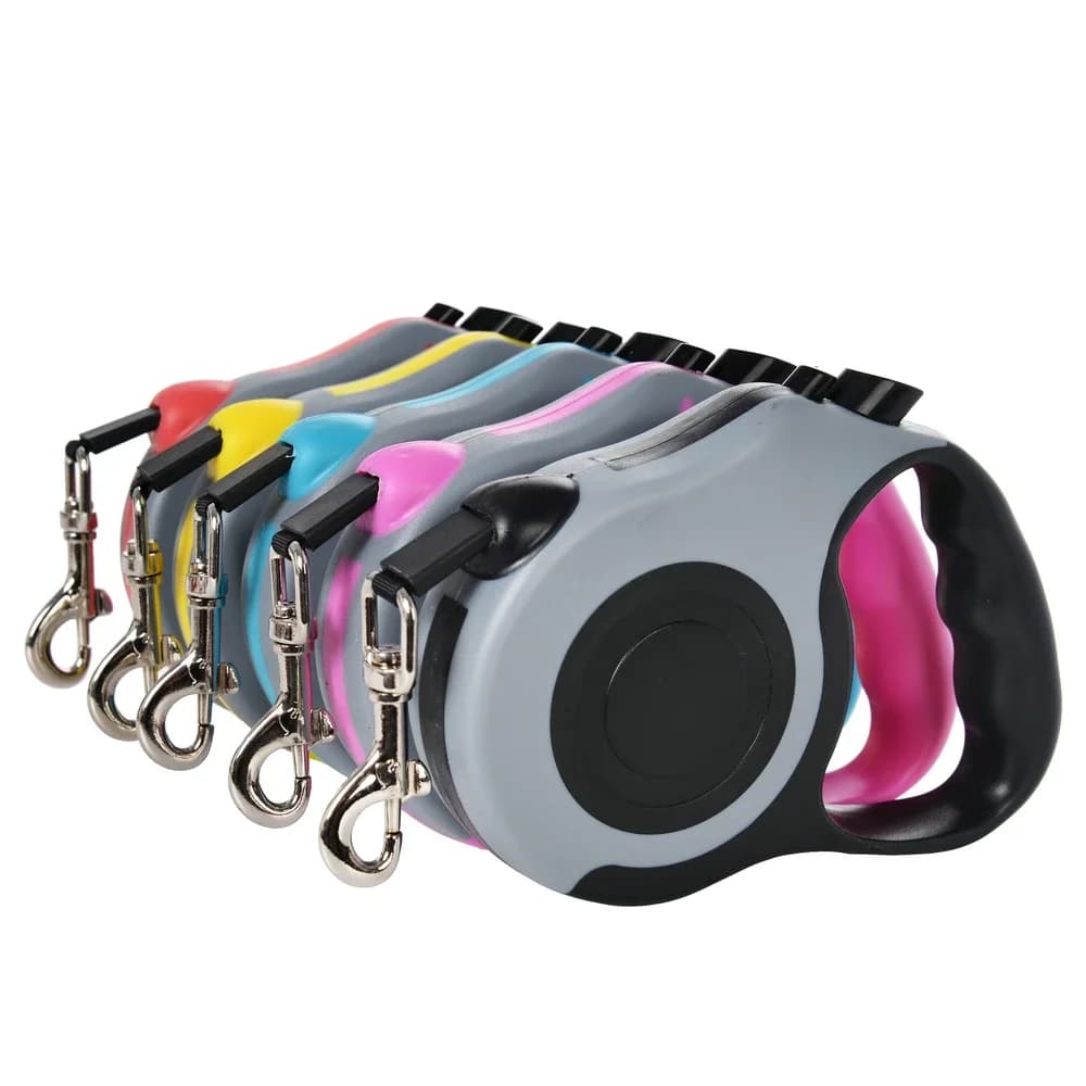 3m 5m Dog Leash for Small Dogs Cat Automatic Retractable Durable Nylon Lead Puppy Outdoor Travel Walking Hiking Traction Rope