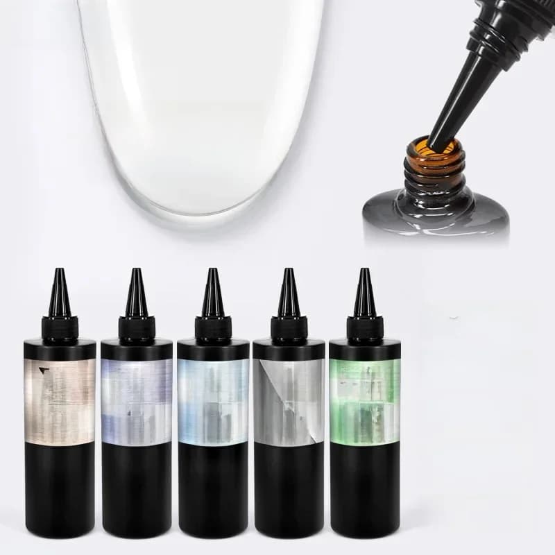 Venalisa Long Wear Tempered Top Coat Reinforce Gel Refill Package Soak Off UVLED Nail Gel Polish Big Volume 225g/30ml Base Gel