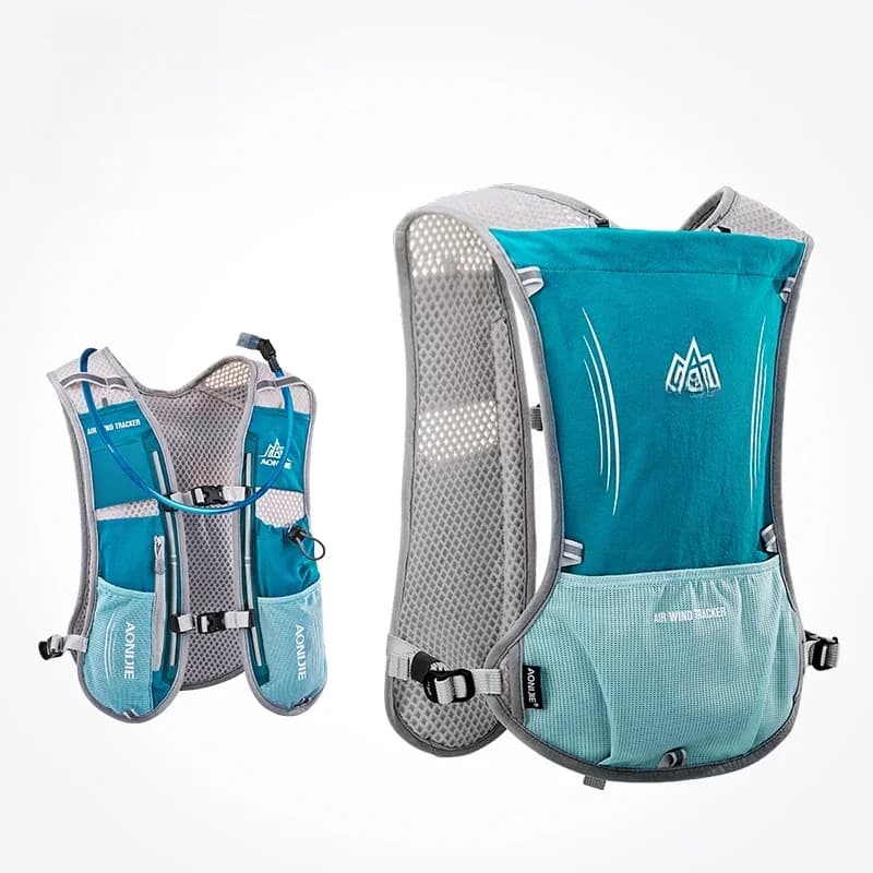 AONIJIE E913S 5L Hydration Pack Backpack Rucksack Bag Vest For 2L Water Bladder Hiking Running Marathon Race Sports Water bottle