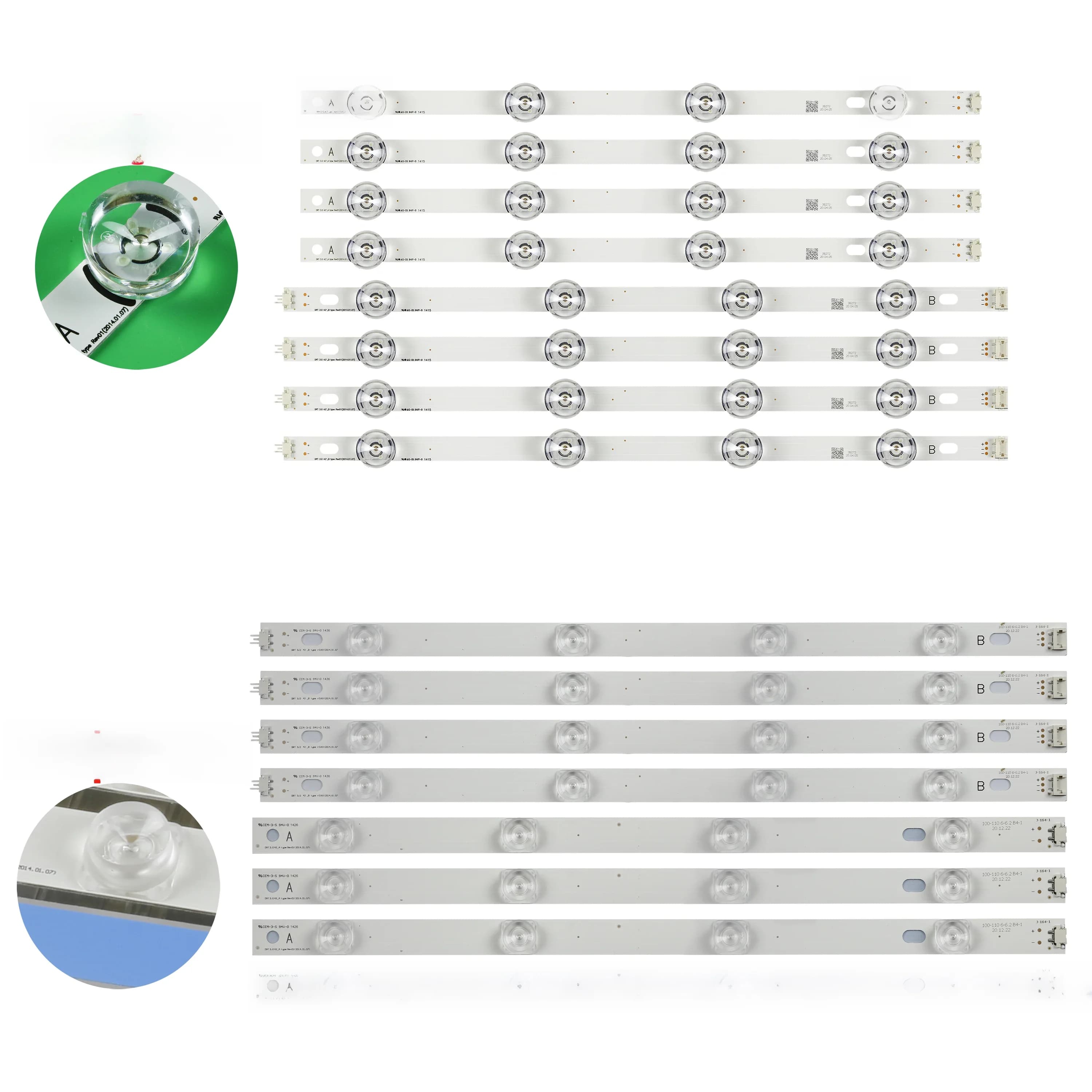 LED Strip for 42LB561V-ZC 42LB561V-ZE 42LB582U 42LB628V 42LB629V 42LB6500 42LB650V 42LB652V 42LB653V 6916L-1909A 6916L-1910A
