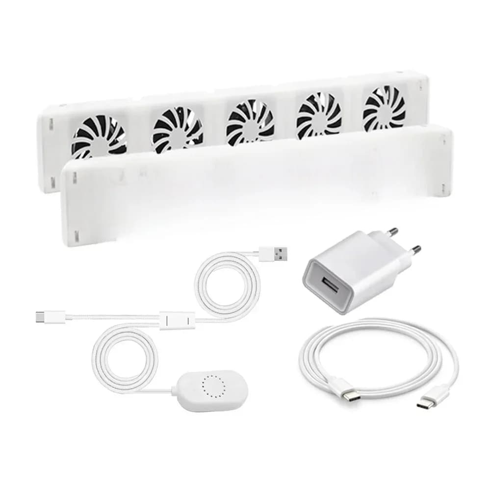 For Home Heating Radiator Fan Energy-efficient Fan Heater Airflow 50CFM 85m h Sustainability Automatic Thermostat