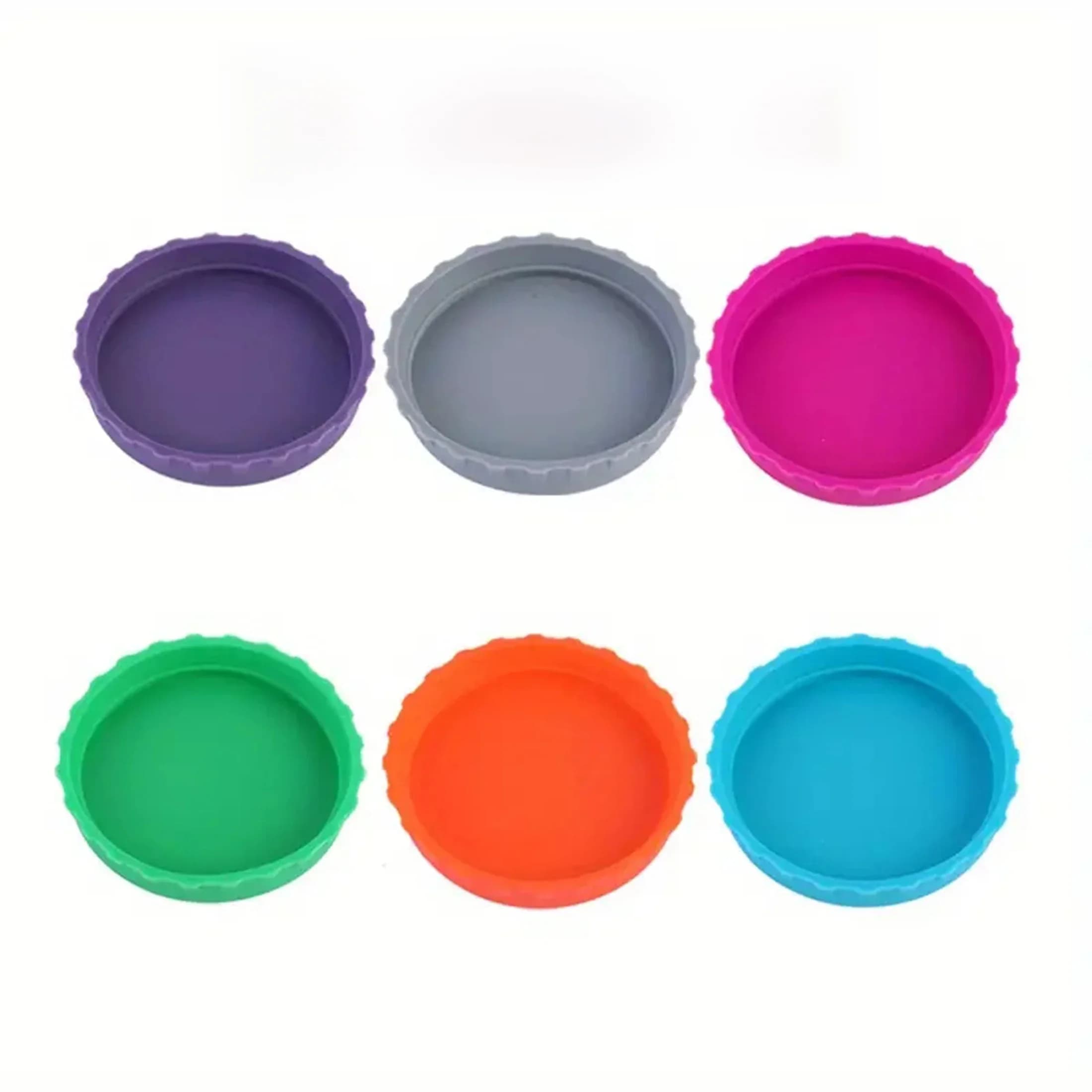 6pcs - Silicone can lid soda lid beer can lid sealing leak proof cola lid