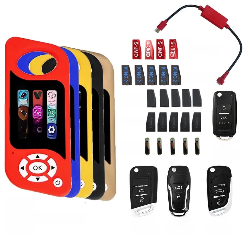 JMD Handy Baby Handy Baby3 Auto Key Tool With Free 96 Bit 48 Function Handy Baby III Wifi For JYGC4D/46/48/G/King Chip Red Chips
