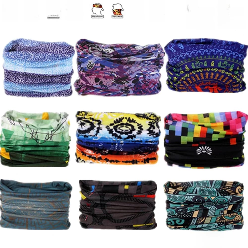 New Pattern hijab Bandana Scarf With Seamless Neck Tubular Shape Standard Tube Face Mask Bicycle Head Ski Headwear