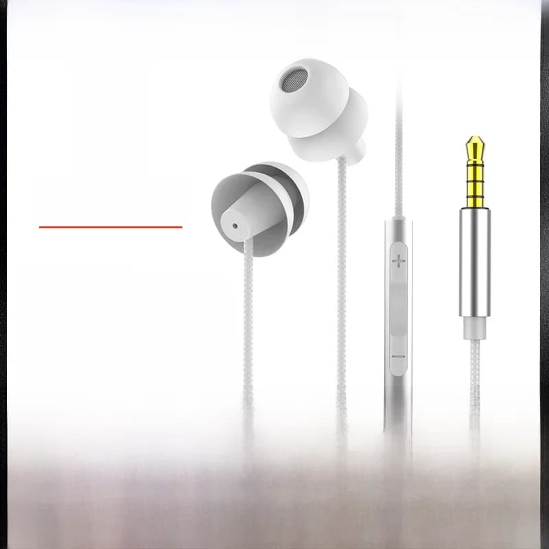 High Quality ASMR Sleeping Earphones Stereo HIFI Heavy Bass Silicone Headsets 3.5MM AUX/Type-C In-Ear Wired Invisible Earbuds