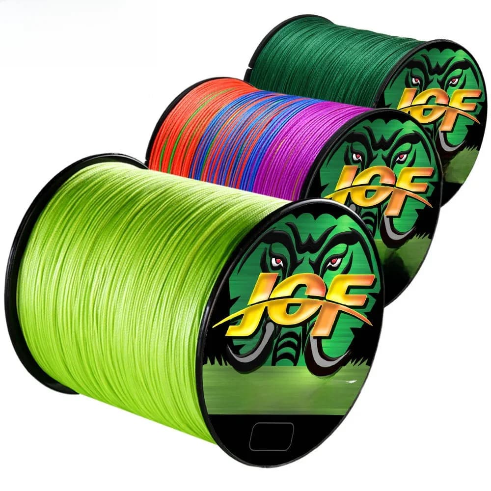 JOF 4 Strands Fishing Line 300/100M Braided PE Fishing Strong Fishing Line Multifilament Durable Fishing Line Tool