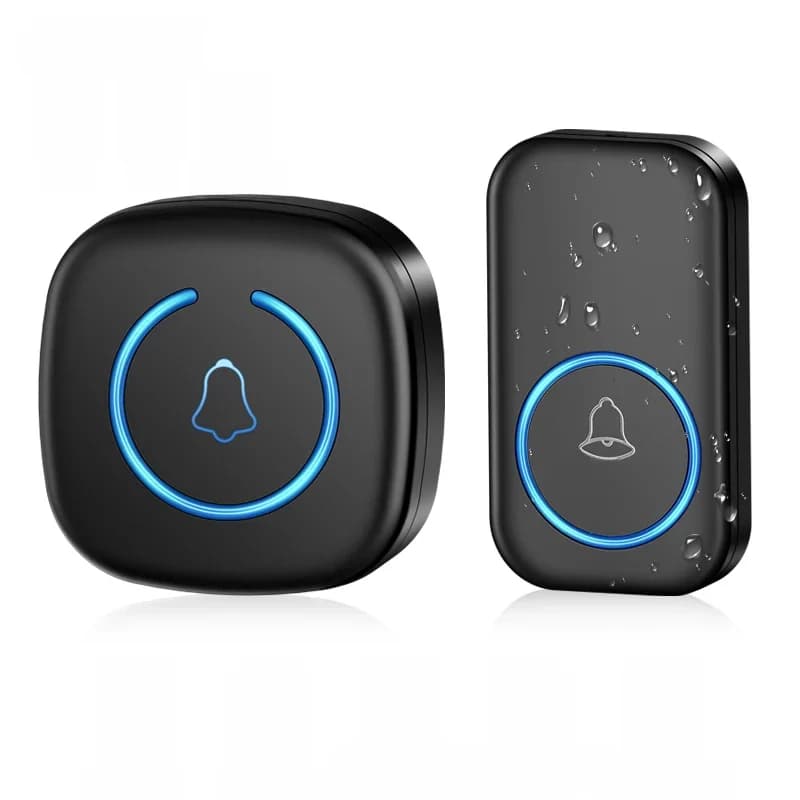 Wireless Doorbell Intelligent Welcome Door Bell 300M/984 FT Remote 60 Songs Melodies Home Smart Doorbell US EU UK Plug Optional