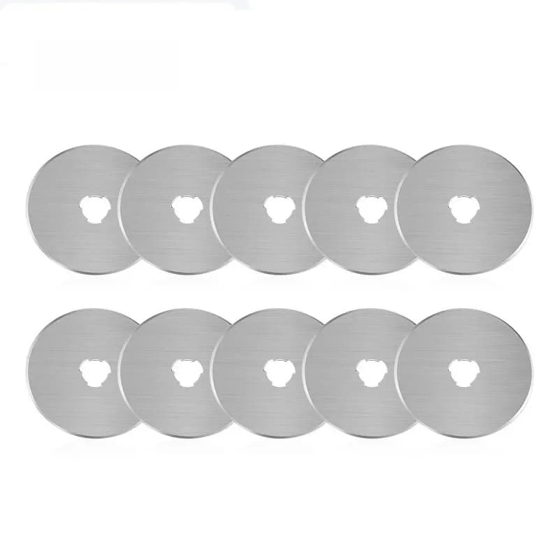 10PCS 45MM Multi-Purpose Rotary Cutter Fabric Disc Hand Quilting Sewing Wheel Paper Roll Carbide Tipped Circular Saw Blade Cut