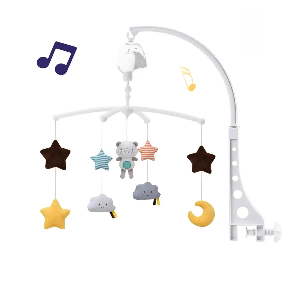 Baby Crib Mobiles Rattles Music Educational Toys Bed Bell Carousel for Cots Infant Baby Toys 0-12 Months for Newborns Gifts
