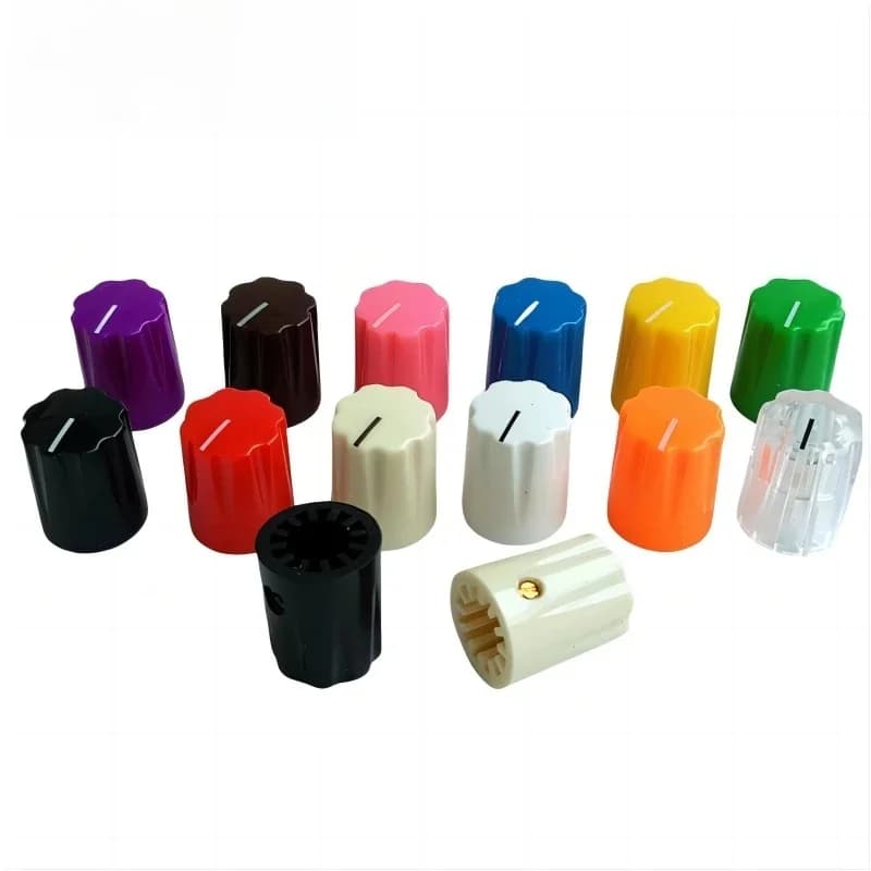 5PCS 13X16mm Guitar Amplifier Plastic Color Knob HIFI Volume Adjustment Effector Tone Knob