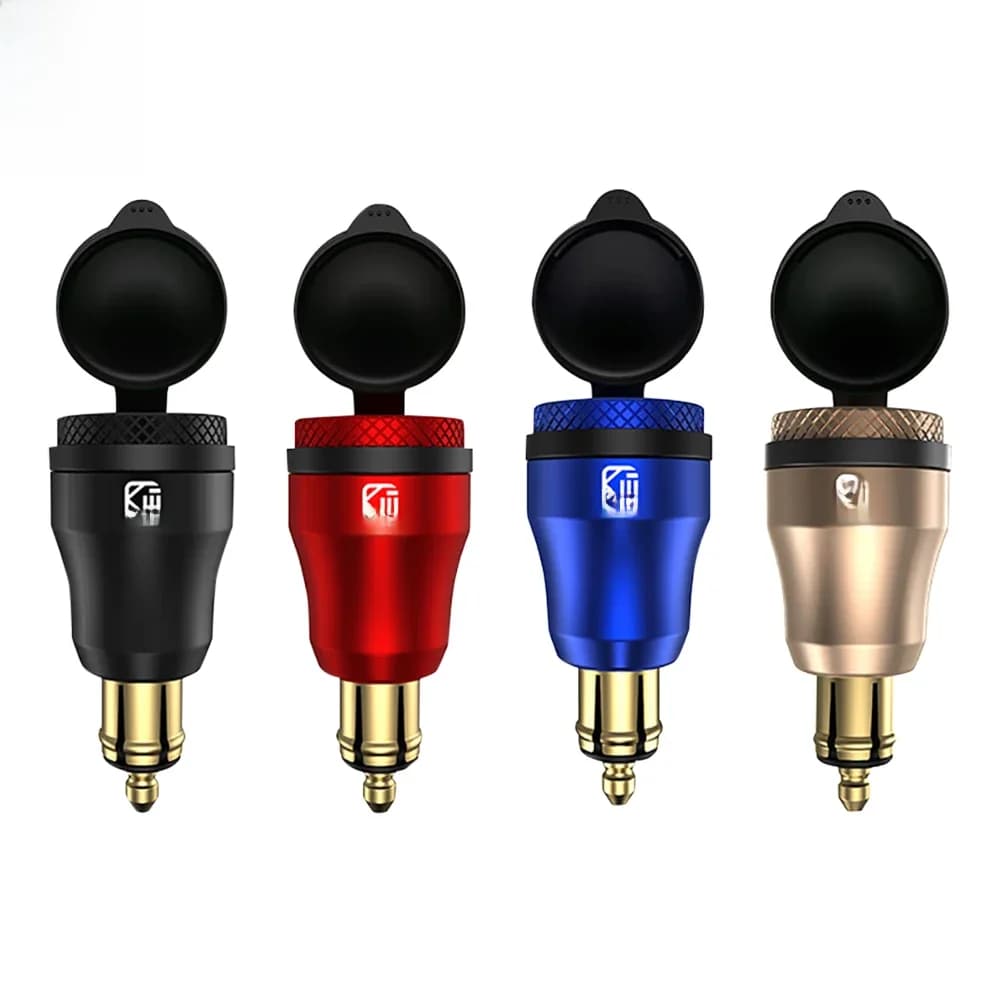 Universal USB Charger 30W PD Type-C QC 3.0 Quick Charger Adapter Waterproof for Hella DIN Socket/ BMW Ducati Triumph Motorcycles
