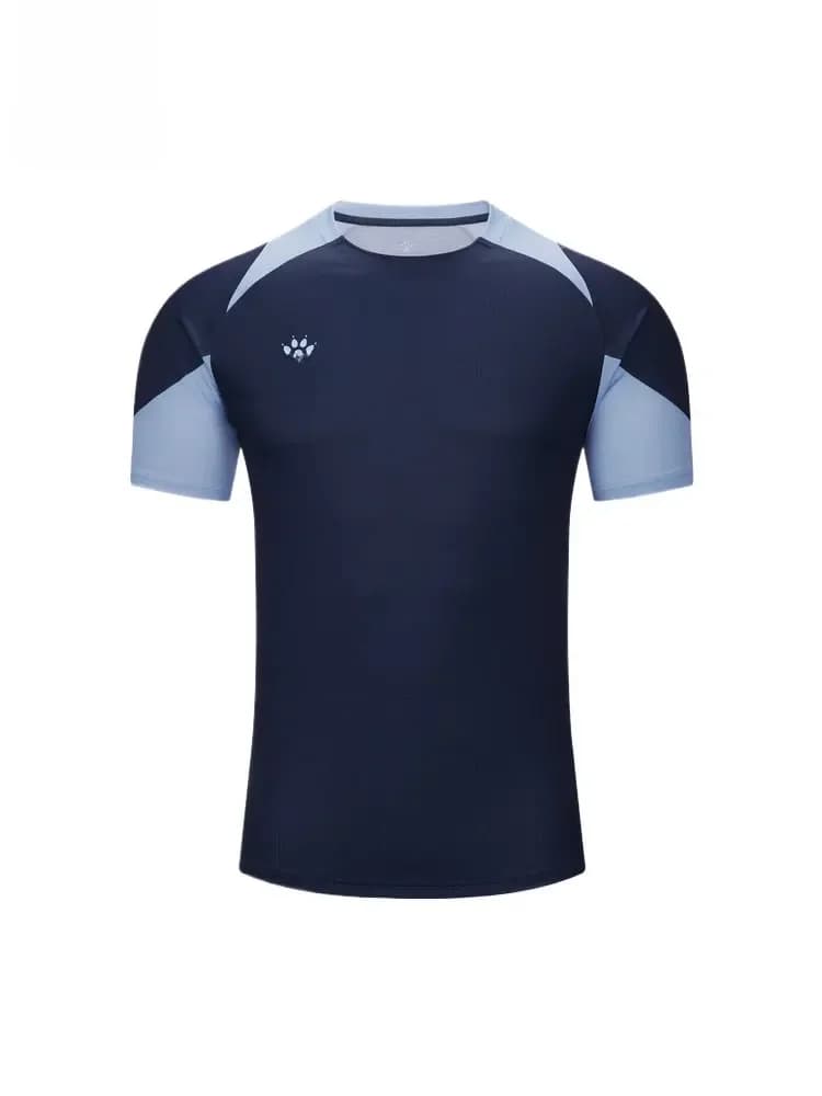 Kelme Men's Soccer Short Sleeve Gym Running Moisture Wicking Round Neck T-shirt Training Exercise Gym Sport Shirt Tops