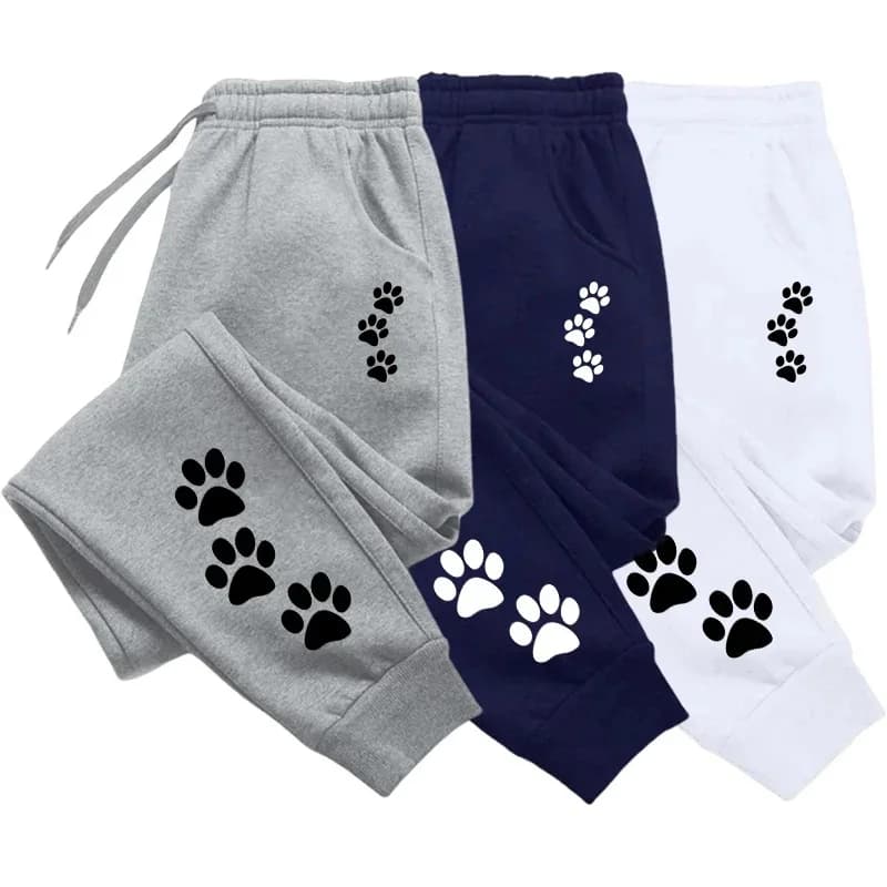 Womens Printing Sweatpants Fashion Casual Jogging Fitness Sport Trousers Street Versatile High Quality Soft Elastic Waist Pants