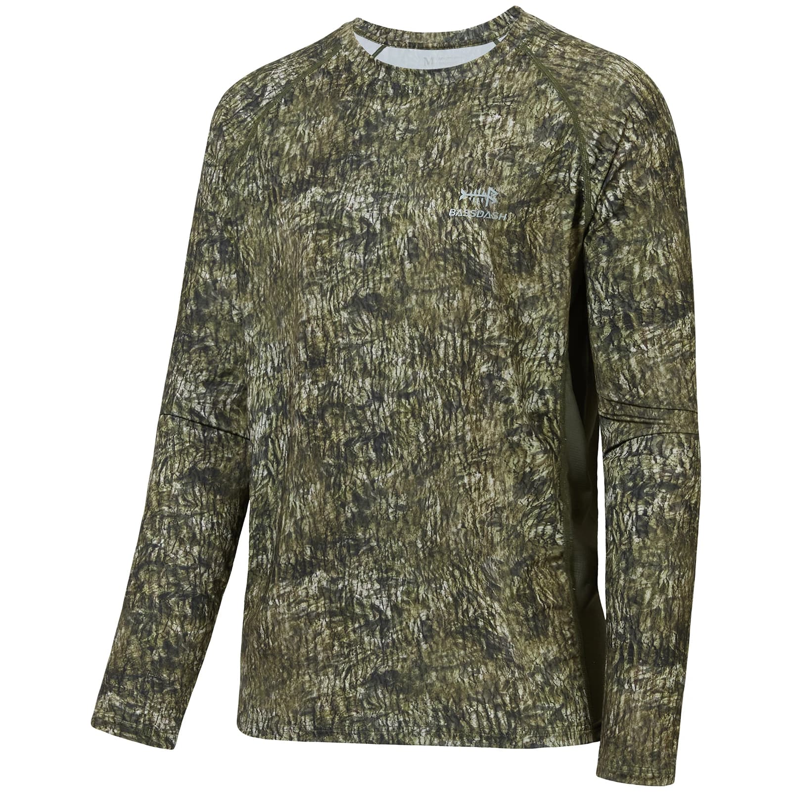 Bassdash Fishing Shirt Men Camo Performance Long Sleeve UPF50+ For Hunting Quick Dry Tactics Outdoor Clothing FS13M