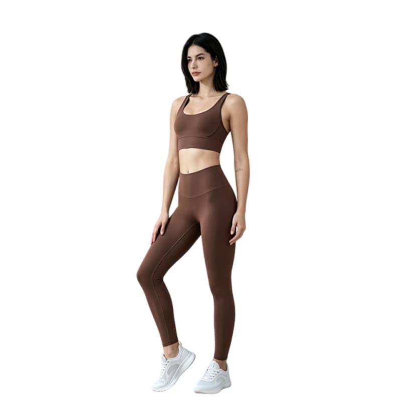 TRY TO BN Yoga Set 2 Piece Sport Bra High Waist Leggings Women's Tracksuit Fitness Tummy Control Squat Proof Workout Gym Clothes