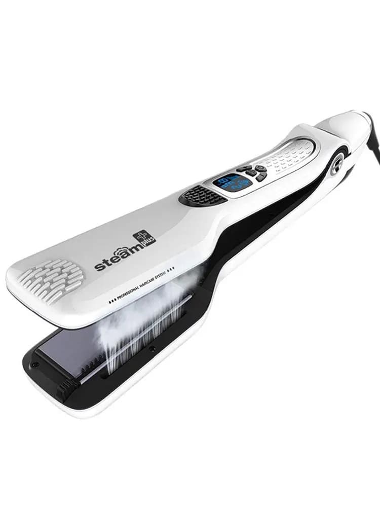 Professional Hair Straightener Steam Flat Iron Straightening Brush Electric Hair Brushes Ceramic Tourmaline Vapor Straighteners