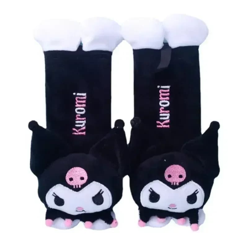 Sanrio Car Seat Belt Shoulder Guard Anti-Strangle Protective Cover Plush Car Accessories Cartoon Hello Kitty Car Accessories
