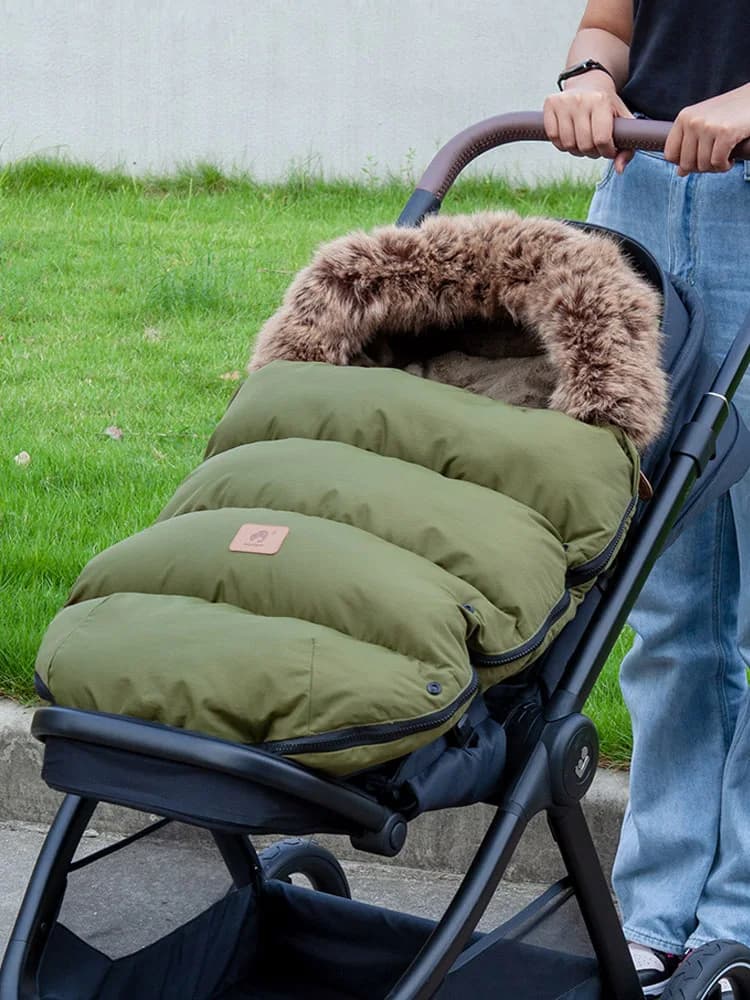 Baby Stroller Footmuff 0-24Months Winter Baby Warm Envelope Sack For Discharge Windproof Thicker Universal Stroller Accessories