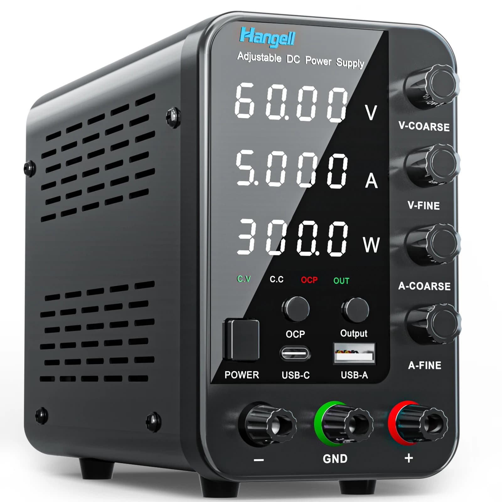 DC Laboratory Power Supply 30V 60V 120V Adjustable Voltage Regulator Bench Switching Power Supply Preset Current ON/OFF