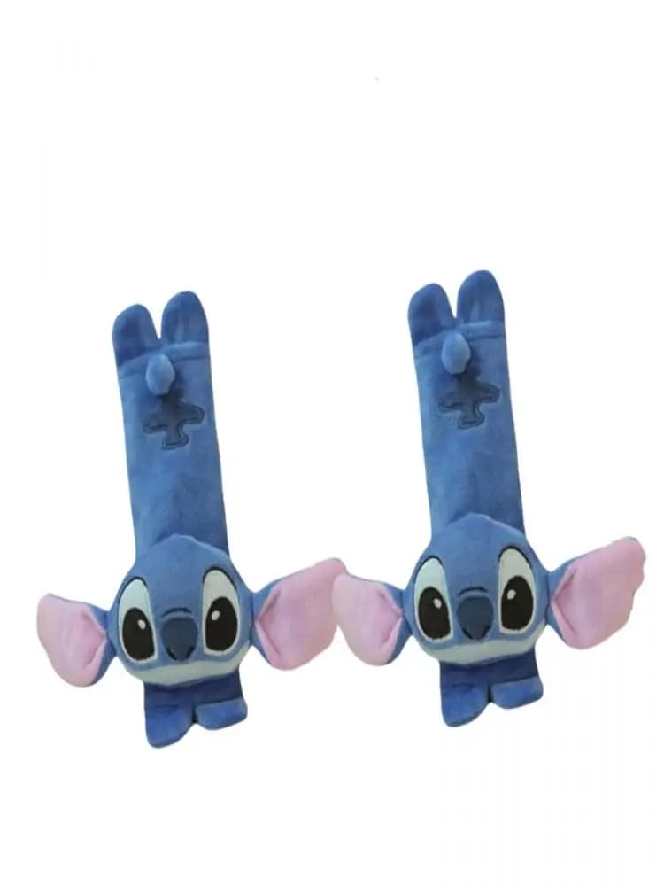 Stitch Seat Belt Protective Cover Cute Cartoon Soft Plush Car Shoulder Belt Fashion Car Inside Decoration Doll BIrthday Gifts