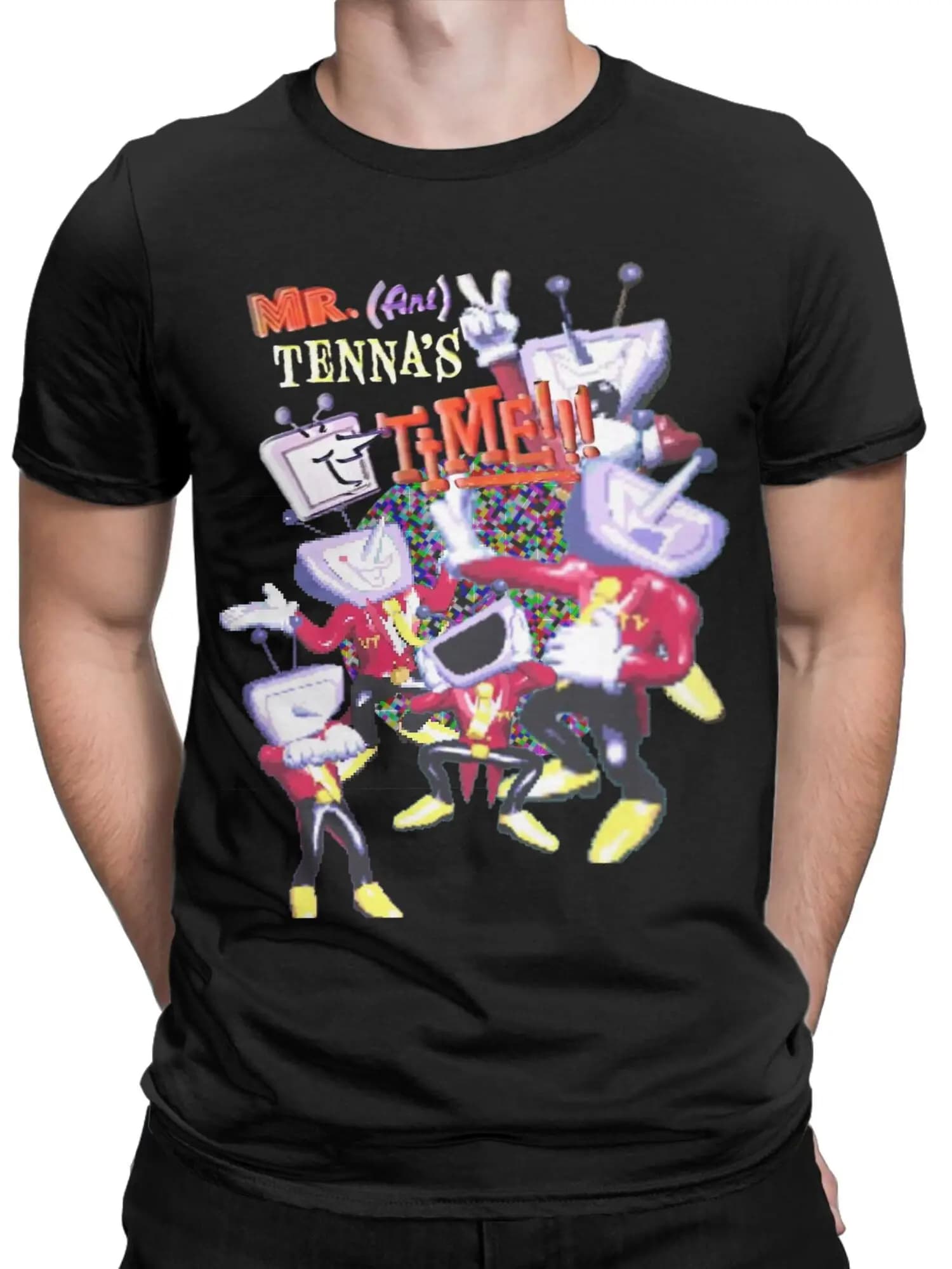 Mr (Ant) Tenna’s TV Time! T Shirt Men Deltarune Game T-Shirts Summer O-Neck Novelty Tee Shirt Wholesale Oversized Clothing