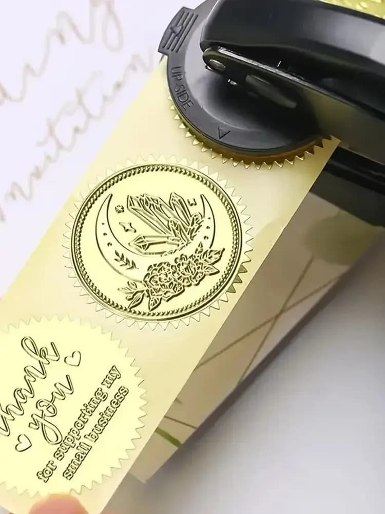 Embosser Stamp LOGO Customized Wedding Library Book Private Seals Customization Envelope Party Invitation Embossing Stamps DIY