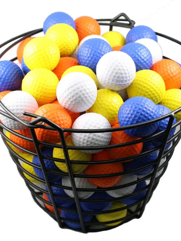 PU Foam Golf Balls Indoor Outdoor Training Colorful Practice Soft Foam Golf Ball Limited Flight Golf Practice Balls Gift