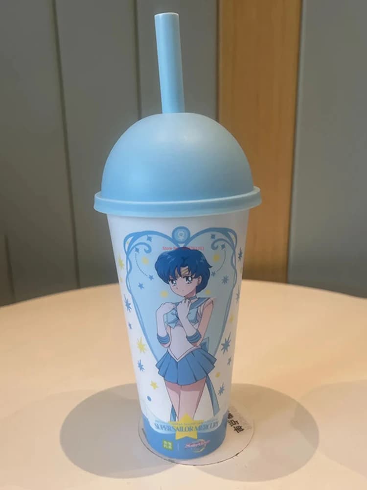 New Hot Sailor Moon Joint payment Changing Color Cup The Clouds Insulation Cup For Girl Girlfriend Kids Birthday Gift
