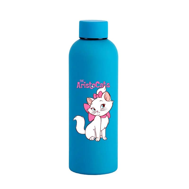 500ML for The AristoCats Duchess Marie Kitten Insulated Water Cup Cartoon Insulated Coffee Cup Gourd Bottle Birthday Gift