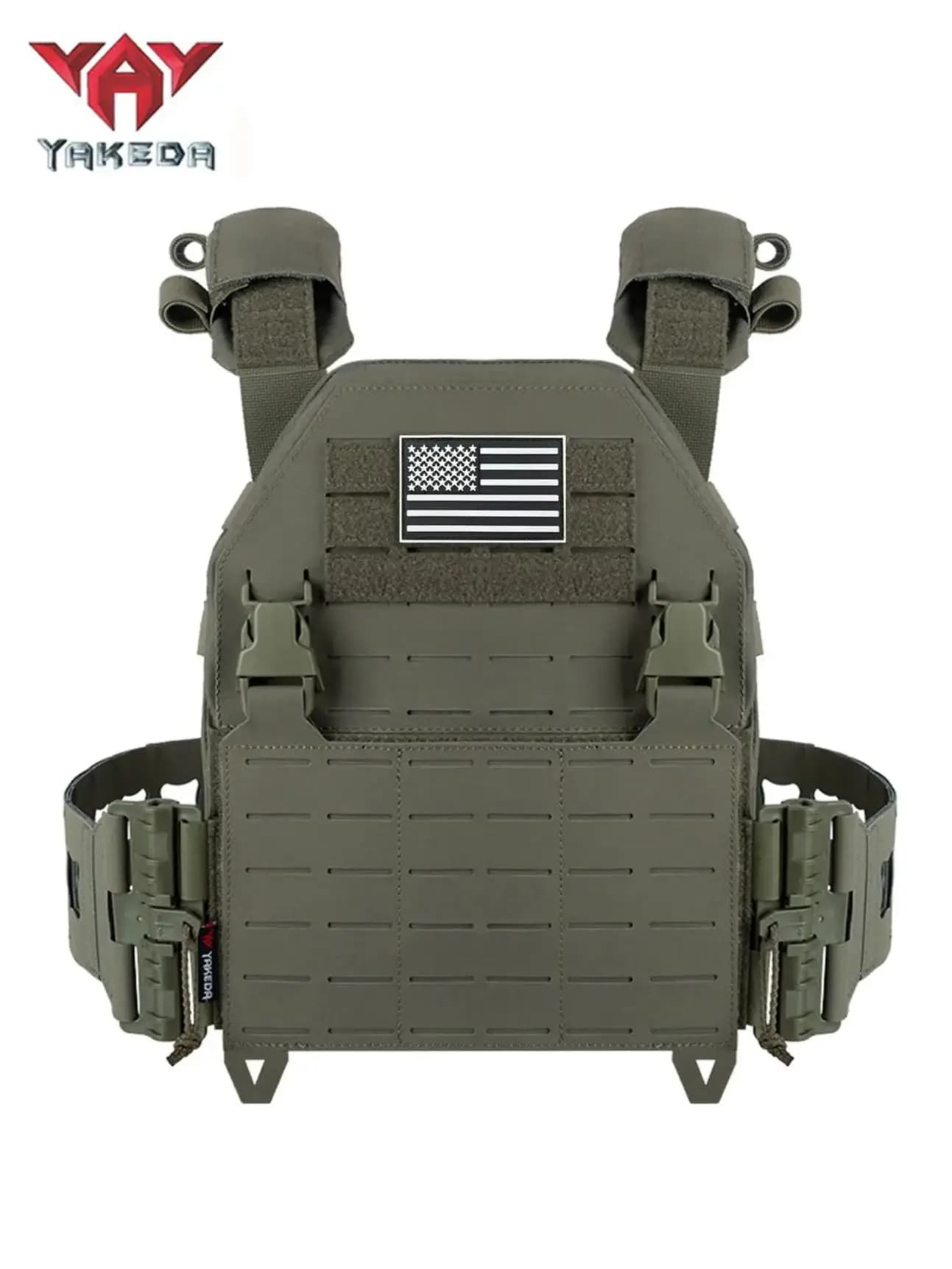 YAKEDA Quick Release Multifunctional Hunting Vest Breathable Nylon Vest can be used for hunting, wilderness survival, etc